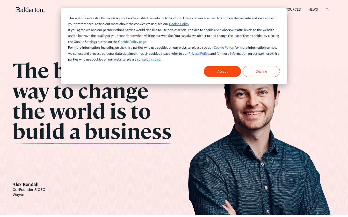 Balderton Capital website